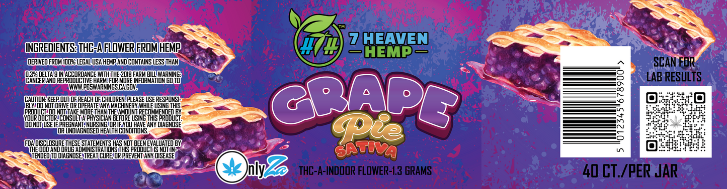 THC-A Pre-Roll 40 Count (16 Flavors)