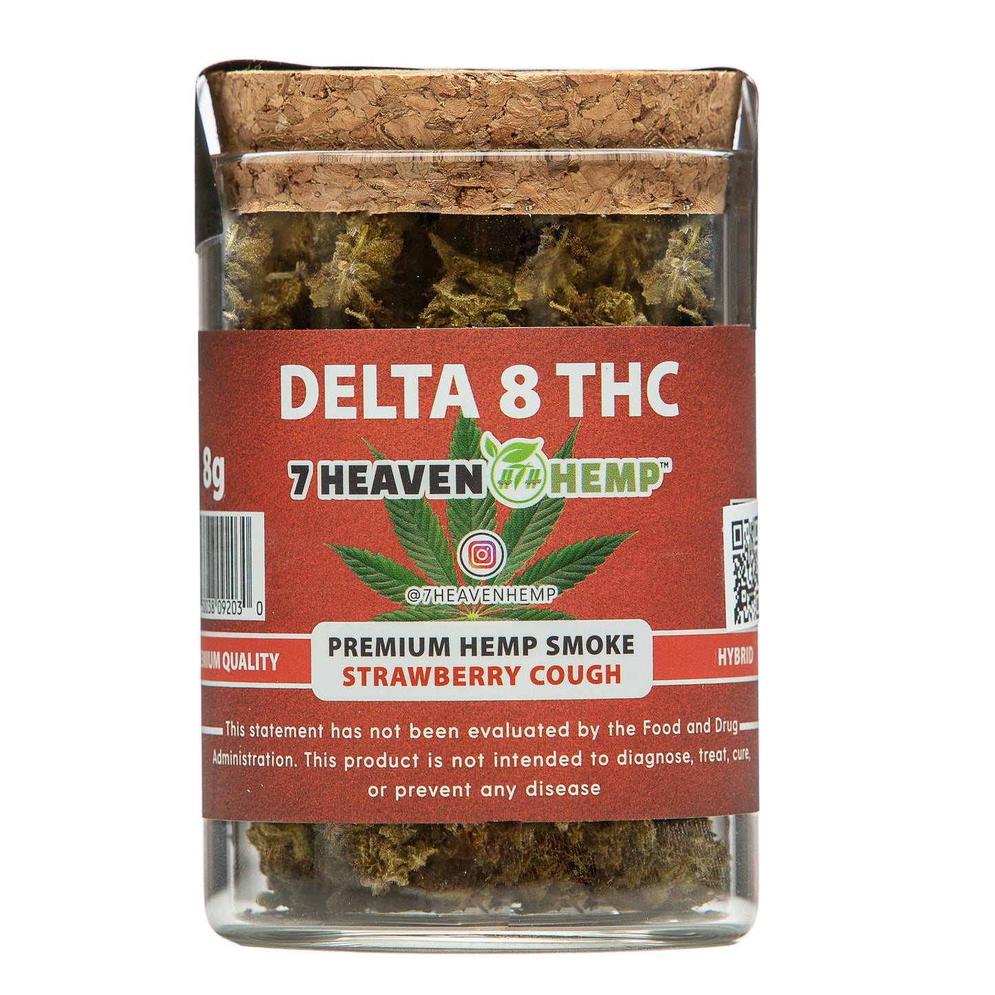 Strawberry Cough Heaven Hemp Delta-8 Flower